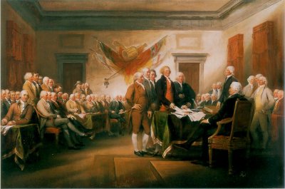 John Trumbull's Signing the Declaration of Independence