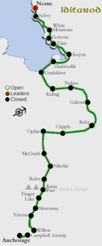 Iditarod 2022 Day 10 Why Now   Iditarod Map 22 