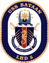 USS Bataan crest